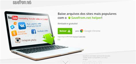 pt.savefrom.net|SaveFrom: Como baixar arquivos com segurança da internet